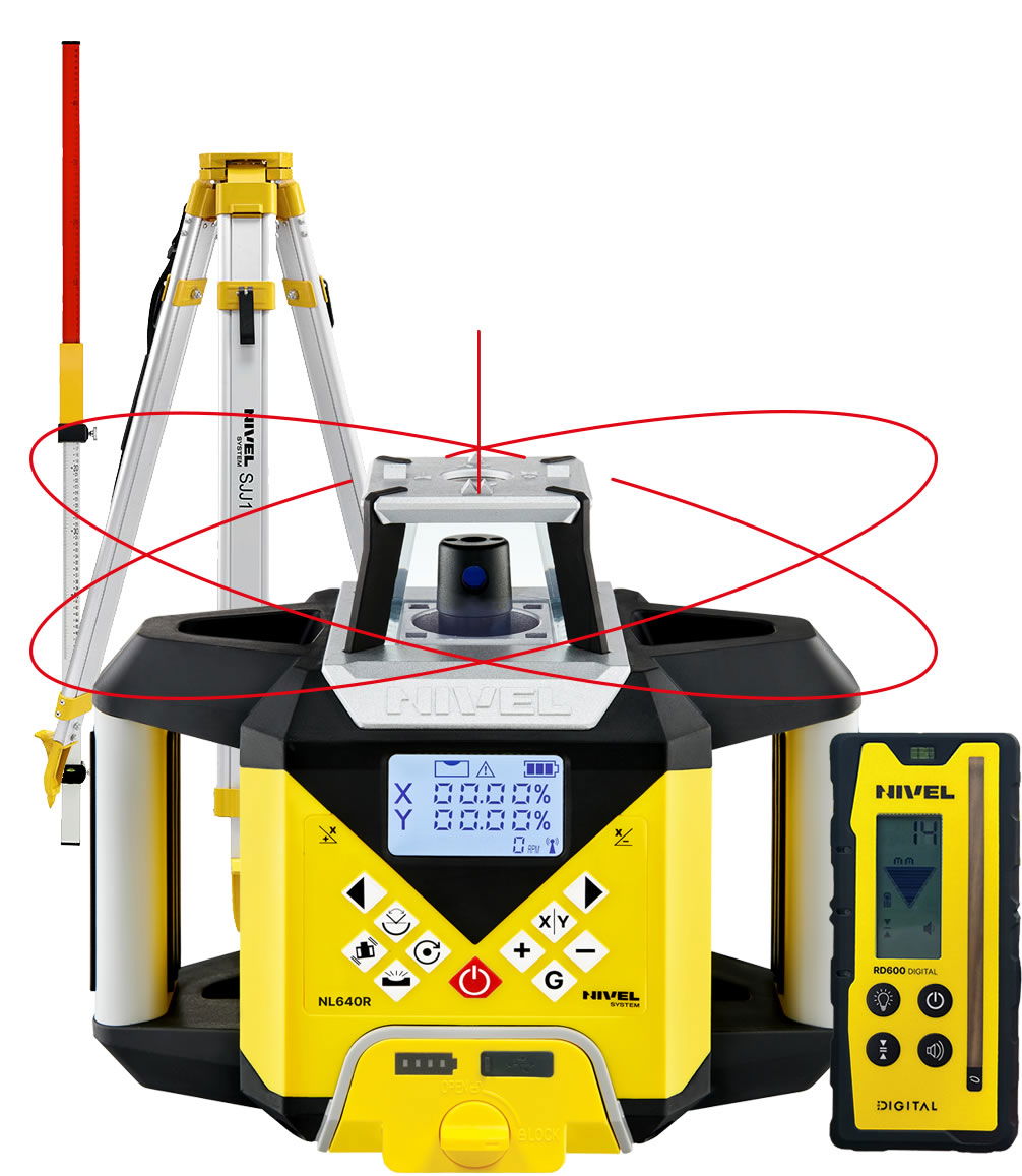 Nivel System Nivel NL640R forgólézer csomagban termék fő termékképe