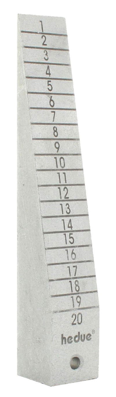 HEDUE H&eacute;zagm&eacute;rő m&eacute;rő&eacute;k alum&iacute;niumb&oacute;l 1 mm termék fő termékképe