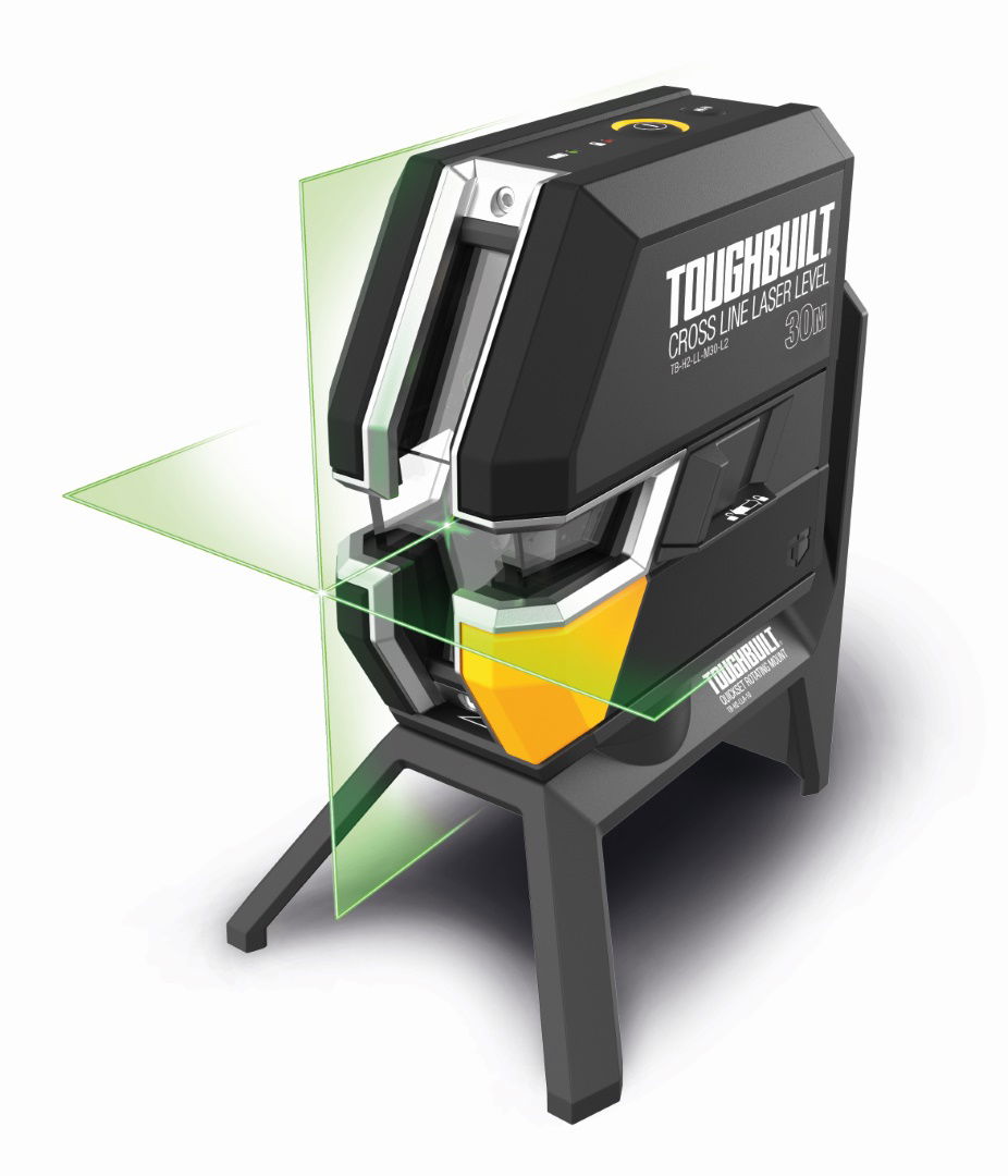 Toughbuilt 30m z&ouml;ld keresztl&eacute;zer termék fő termékképe